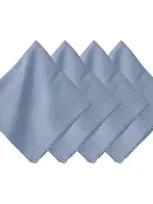 Juliska Berry Trim Blush Napkin, Set Of 4 In Chambray