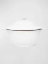 Juliska Puro Whitewash Mini Cocotte With Lid