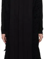 Julius Black Long Drape Hood