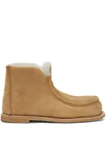 Jw Anderson Padded Ankle Boots In Neutrals