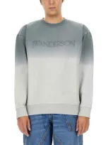 Jw Anderson J.w. Anderson Logo Embroidery Sweatshirt In Gray