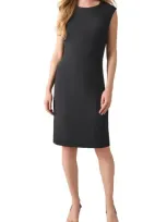 Kasper Cap Sleeve Sheath Dress In Black