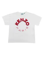 Kenzo Kids' Logo T-shirt In White