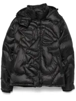 Kidsuper Kissing Puffer Jacket In Black