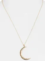 Ki-ele Tami Large Moon Pendant Necklace In Gold