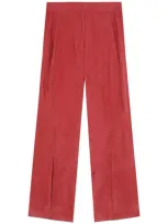 Kiko Kostadinov Corduroy Straight Trousers In Pink