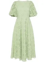 Kitri Chiara Midi Dress In Green