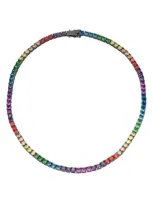 Kurt Geiger London Tennis Necklace In Multi