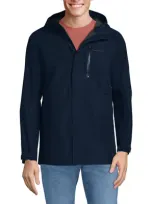 Lands' End Waterproof Rain Jacket In Radiant Navy