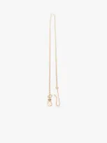 Larusmiani Yellow Gold Chain Key Holder Keyring In Neutral