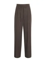 Le 17 Septembre Wool-blend Trousers In Brown