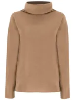 Le Tricot Perugia Jumper In Camel