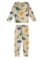 Liewood Kids' Wilhelm Printed Cotton Jersey Pajamas In Multicoloured