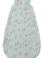 Loulou Lollipop Kids'  Print Muslin Wearable Blanket In Multi Blue