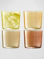 Lsa Gems Set Of 4 Tumblers In Orange