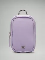 Lululemon Clippable Nano Pouch In Purple