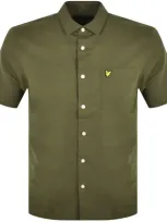 Lyle & Scott Lyle And Scott Cotton Linen Shirt Green