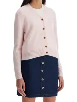 Maison Kitsuné Bold Fox Head Cardigan For In Pink