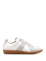 Maison Margiela Leather Replica Sneakers In White