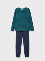 Mango Kids' Pijama Pack Green In Vert