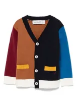 Manuel Ritz Babies' Colourblock Cardigan In Blue