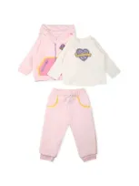 Marc Jacobs Baby Set Aus Jogginganzug Und Top In Pink