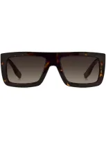 Marc Jacobs The Square Sunglasses In Brown