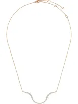 Marie Mas Aurora 18k Rose Gold Diamond Necklace In Pink