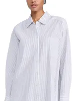 Marissa Webb Davie Stripe Button Down Shirt Brendan Stripe