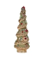 Mark Roberts Jeweled Christmas Tree In Gold