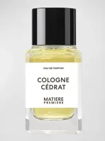 Matiere Premiere Cologne Cédrat Edp, 100ml In Yellow