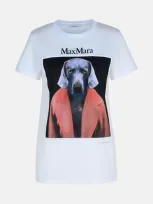 Max Mara 'cipria' White Cotton T-shirt