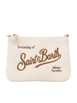 Mc2 Saint Barth Kids' Winter Pochette With Shoulder Strap In Multi