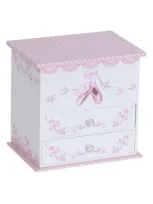 Mele & Co Kids' Mele And Co . Musical Ballerina Jewelry Box In White