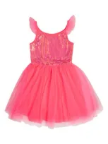 Mia New York Kids' Sequin Tutu Dress In Pink