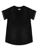 Mia New York Kids' Sparkle Sleeve T-shirt In Black