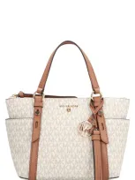 Michael Michael Kors Sullivan Sm Conv Tz Tote In Panna