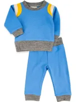 Miki Miette Babies'  Charlie Sweatshirt & Joggers Set In Warriors