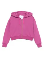 Miss Grant Kids' Zip-up Hoodie In Pink