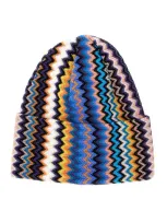 Missoni Zigzag Beanie In Multicolor