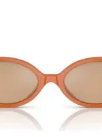 Miu Miu 50mm Oval Sunglasses In Brown