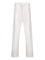 Moncler Trousers In White