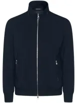 Montecore Zip-up Jacket In Blau