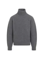 Mordecai Turtleneck Jawalan In Grey