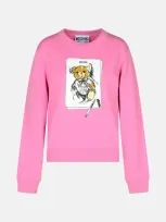 Moschino Kids' Pink Cotton Sweatshirt