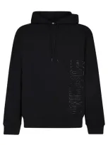 Moschino Logo-lettering Hoodie In Black