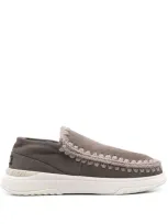 Mou Eskimo Loafers In Grey