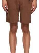 Nanga Brown Field Shorts