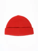 Neil Barrett Wool Beanie In Red