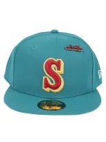 New Era 59fifty Seattle Mariners Cap In Green